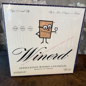 "WINERD" Wine + Nerd Trivia & Blind Taste Testing Adult Board Game